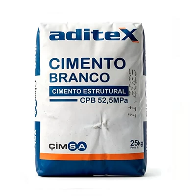 Cimento Branco Estrutural 25kg